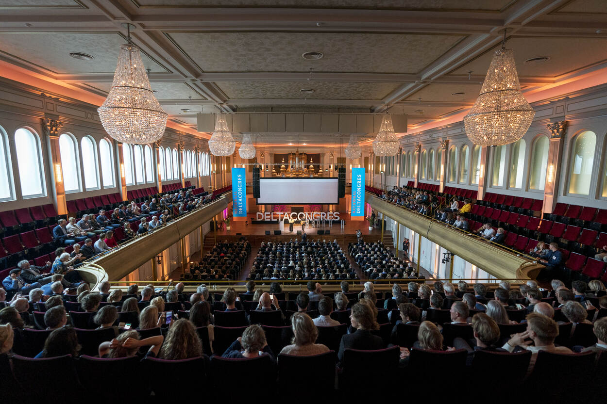 De Philharmonie in Haarlem tijdens het Deltacongres