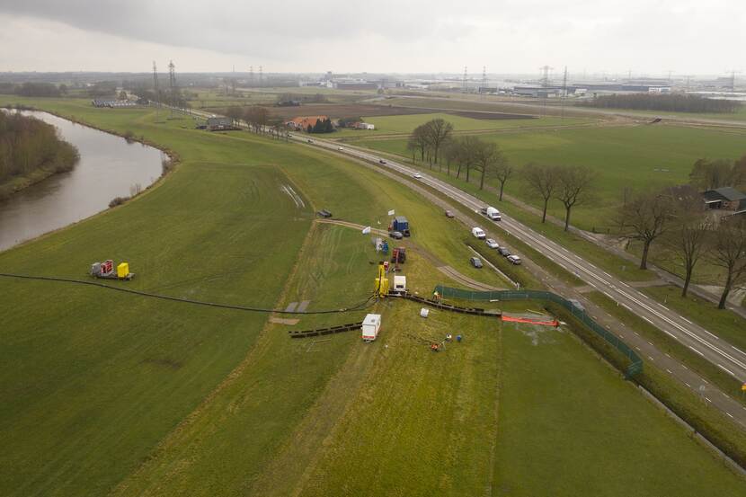 Actiefoto van Innovatieproject Gras op Zand (locatie Maatgravenweg in Zwolle)