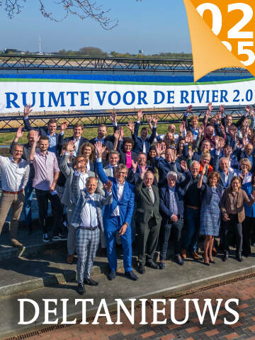 Groepsfoto bij de officiële start van Ruimte voor de Rivier 2.0