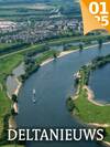 De voorkant van eerste editie van Deltanieuws in 2025. Met als foto de Empelse Waard in Den Bosch.
